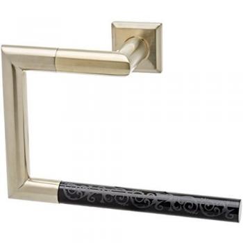 Pomdor - Toallero aro timeless pvd oro mate - negro deco heritage