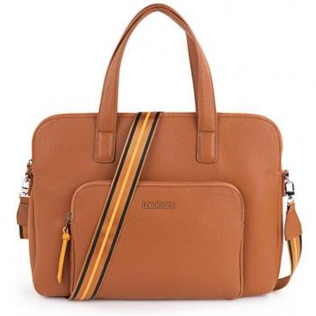 Maletín Portátil Lois Crandell para Mujer, 15.6 Pulgadas, Color Marrón, Bolso de Trabajo Universitario con Compartimentos - Referencia 316237