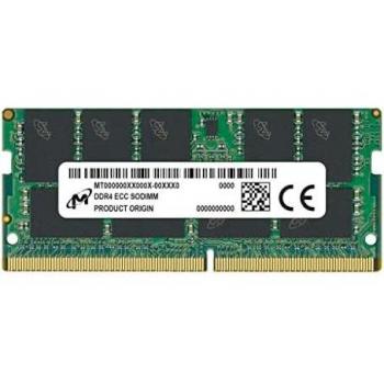Micron DDR4 ECC SODIMM 16GB 2Rx8 3200MHz Single Rank Memory Module - Reliable and High Performance RAM