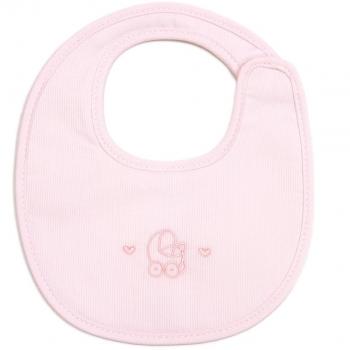 Cambrass 19138 - Babero redondo con velcro, color rosa