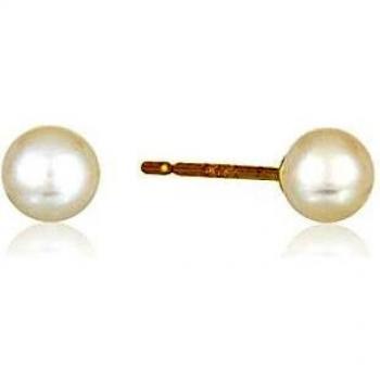Pendientes My Pearl de L'Or ECLAT París - Oro amarillo 375/1000 y perla de agua dulce