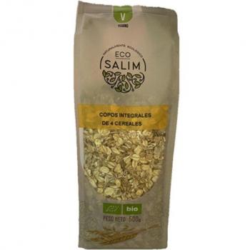 Eco-Salim Copos de 4 Cereales Orgánicos Veganos 500g