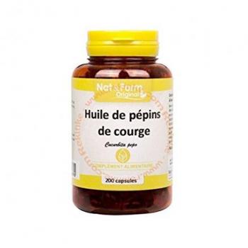 Aceite de Semilla de Calabaza Nat Form 200 Cápsulas