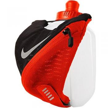 Nike Unisex S Handheld Flask de Statement Botella, unisex, S HANDHELD FLASK - Statement, Black/Total Crimson/Silver, 0