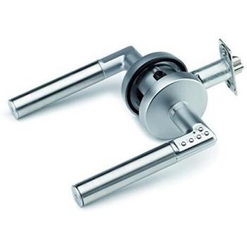 Tesa Assa Abloy,MCHI3500CM,Manilla electrónica con teclado digital CODE HANDLE Roseta con Picaporte. Mano Izquierda,Cromado