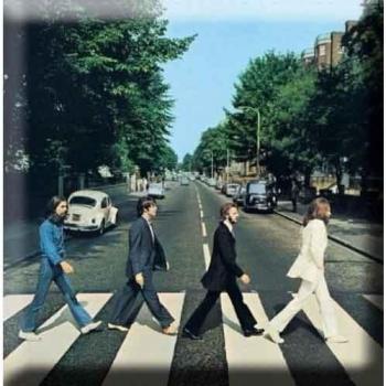 Imán de Nevera The Beatles Abbey Road Talla Única Negro