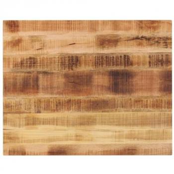 Tablero de mesa rectangular madera mango rugosa 90x80x2,5 cm