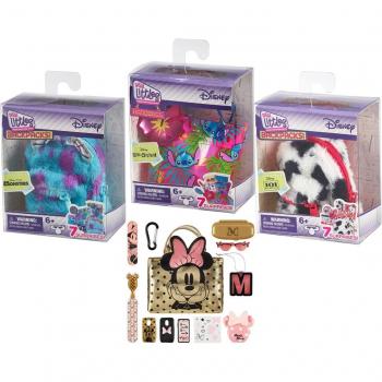 Real Littles Mochilas y Bolsos Disney - Colección de Accesorios Inspirados en Personajes de Disney