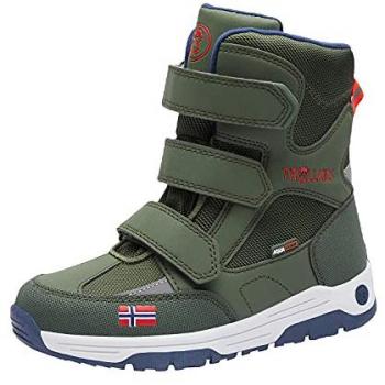 Trollkids Botas De Nieve Lofoten Verde Bosque Naranja 38 EU