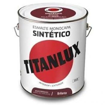 Esmalte Sintético Brillo 0560 Titanlux - 4L Rojo Carruaje