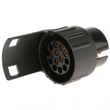 7 Pin a 13 Pin Adaptador Conector de Enchufe del Zócalo Corto de Remolque Caravana 12v