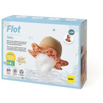 Flot Tako OPPI Naranja - Juguete de baño flotante en forma de pulpo, fabricado en material seguro para niños, diseño colorido y atractivo, ayuda a desarrollar habilidades motoras y coordinación, ideal para el juego en la
