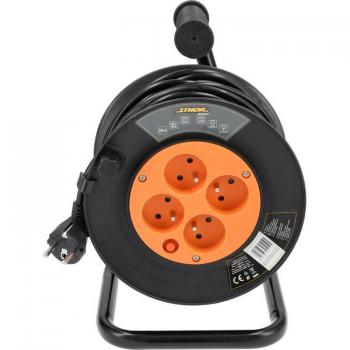 Base múltiple Sthor 82692 con 6 tomas, protección contra sobrecarga, interruptor de encendido/apagado, diseño compacto y ligero, cable de 3 metros