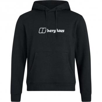 Sudadera Berghaus para Hombre con Logo - Negra, Talla Extra Grande