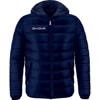 Givova Olanda Chaqueta G013-0004 - Chaqueta deportiva, diseño moderno, material ligero y transpirable, cierre frontal con cremallera, bolsillos laterales con cremallera, puños elásticos, logotipo de