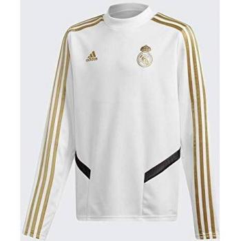 adidas Real TR Top Y Sudadera, Unisex niños, Blanco/Orfúos, 176