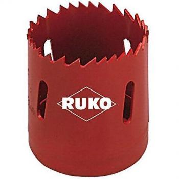 Ruko 128030 Corona perforadora HSS-G, Negro, 30 mm