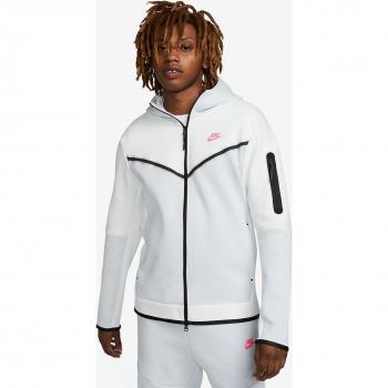 Nike Sportswear Tech Fleece Full Zip Hoodie for Men - Summit White, Size XL