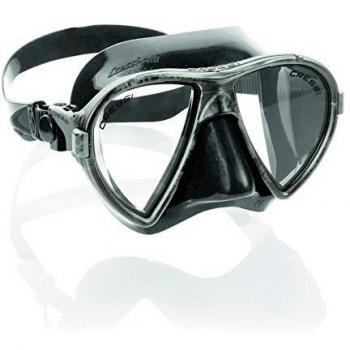 Cressi Ocean - Máscara de buceo, color negro / gris