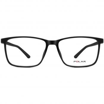 Polar 536 With Clip-On 76 Armazones y Lentes Recetados para Hombre Negros