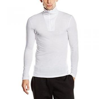 Trigema Trigema Herren Langarm Ski/Sport Shirt-Ropa interior deportiva Hombre    Blanco