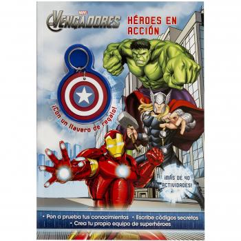 Los Vengadores. Héroes en acción: Libro con llavero - Marvel