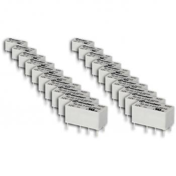 Finder serie 30 - Rele circuito impreso mini dil 24vdc 2 contacto conmutador sensible