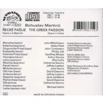 Martinu: The Greek Passion