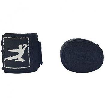 Tunturi Boxing Protection Muñequeras Boxeo Bruce Lee Negras, Un Par, Unisex Adulto, Black, 1