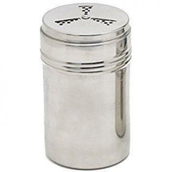 Adjustable Stainless Steel Dredge Salt Pepper Shaker Seasoning Cans with Trefoil Rotating Cover