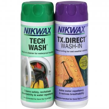 Pack para lavado doble Tech Wash/TX.Direct de Nikwax