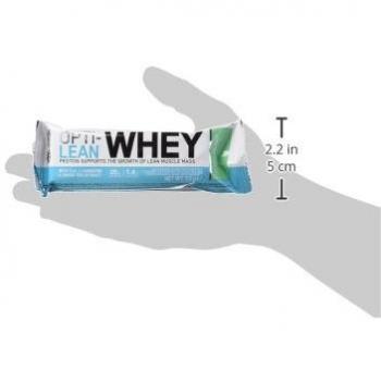 Optimum Nutrition Opti-Lean Whey Bar, Chocolate Mint - 12 barras