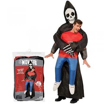 Original Cup - Disfraz Hinchable con Bomba de Aire USB, Traje Inflable Adultos para Fiesta, Conciertos, Halloween - Segador de la Muerte, Death The Reaper