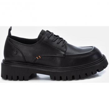 Zapatos Refresh 171359 para Mujer de Cordones con Plataforma y Suela de Goma en Color Negro