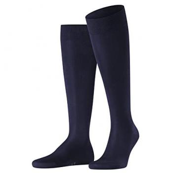 Calcetines de Rodilla para Hombre Tiago - Algodón Orgánico, Logo Bordado, Largo, Unicolor