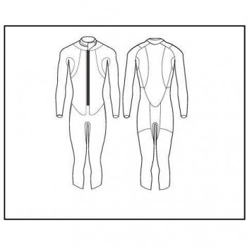 HEAD - 452374MTQSI/392 : Traje neopreno duatlon SWIMRUN AERO Man Wetsuit 4.2.1