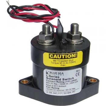 Interruptor Solenoide Blue Sea L-Series 12/24VDC - 250A Máx
