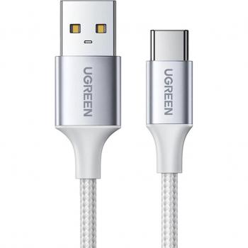 Cable Ugreen USB-A a USB-C 0.5m QC 3.0 Carga Rápida 3A Blanco