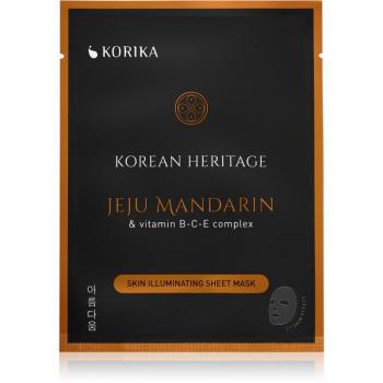 Korean Heritage Jeju Mandarin & Vitamin B-C-E Complex Brightening Sheet Mask 25g