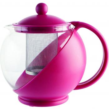 Quid Mint - Tetera con filtro, 1250 ml, color fucsia