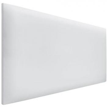 Cabecero Tapizado de Polipiel Blanco AQUALINE 95x50cm para Camas 70/80/90