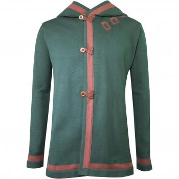 Musterbrand Zelda Cardigan Hombre Hyrule Sudadera con capucha Dark Green XS