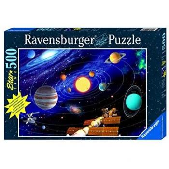 Puzzle Fosforescente Ravensburger - Sistema Solar, 500 Piezas