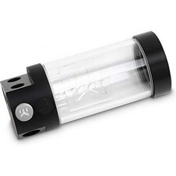 EKWB EK-RES X3 150 D-RGB - Depósito de refrigeración líquida con iluminación RGB, capacidad de 150 ml, material acrílico, compatibilidad con sistemas estándar de refrigeración líquida y diseño modular