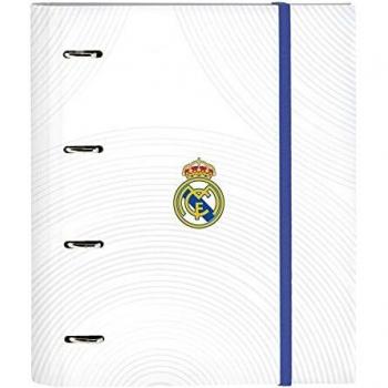 safta Carpeta Carp 4 ANI 30MM con Recambio Real Madrid 1ª Equip. 21/22, Multicolor