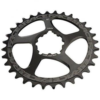 RaceFace Direct Mount - Transmisión para bicicletas, color negro, talla 28T