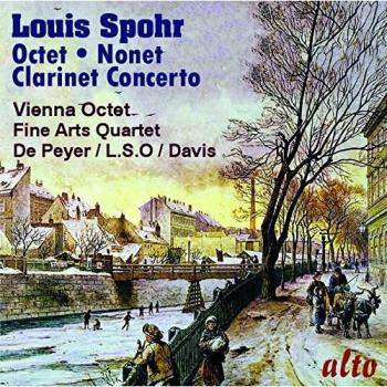 Spohr : Octuor, Nonette et concerto pour clarinette. De Peyer, Davis.
