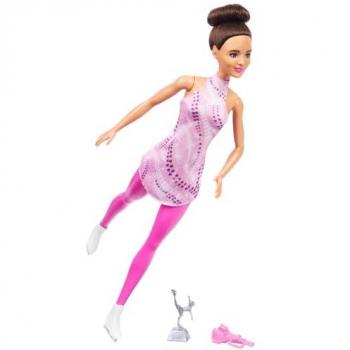 Barbie Figure Skater Doll with Removable Outfit and Trophy