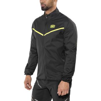 Inconnu 100% – Chaqueta Corridor Hombre, Negro/Amarillo, FR: L