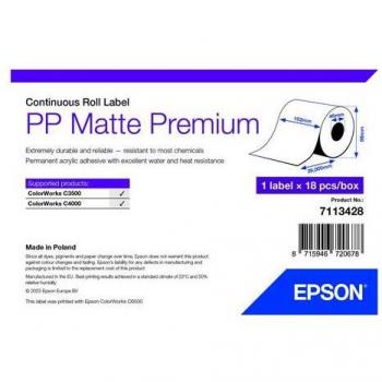 Etiqueta de impresora Blanco para Epson 7113428
